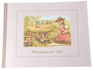Winterkinder, personnages en bois peints