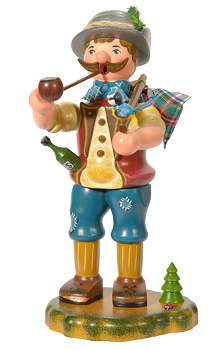 bonhomme fumeur de pipe en bois allemagne